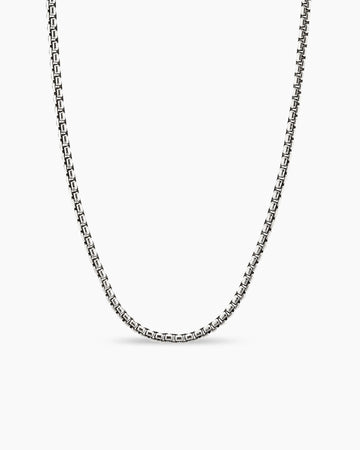 Box Chain - Rhodium 2mm