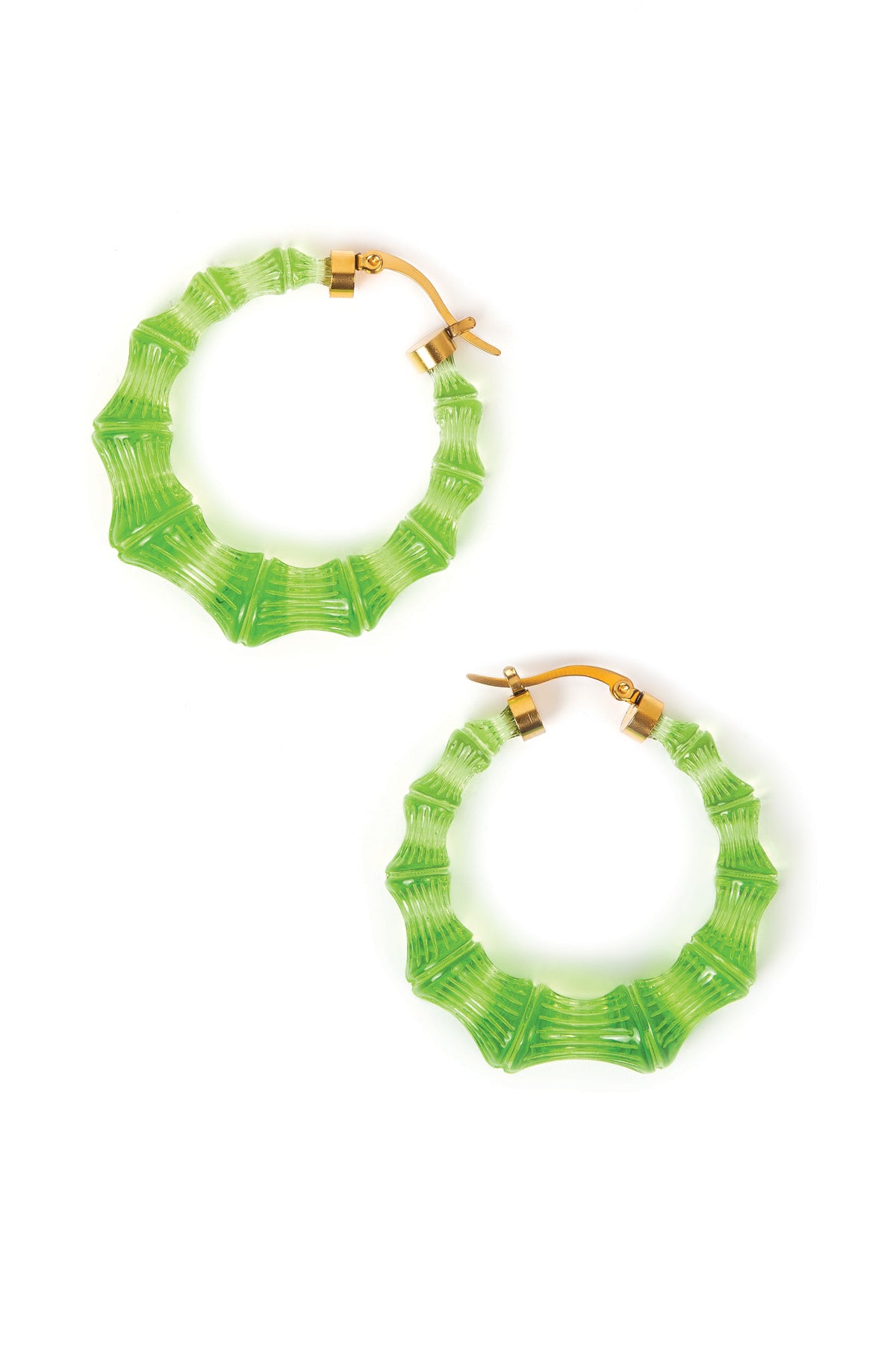 Bamboo Hoops - Green