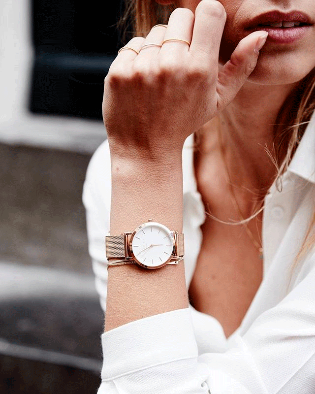 Tribeca White Rose Gold - 33mm